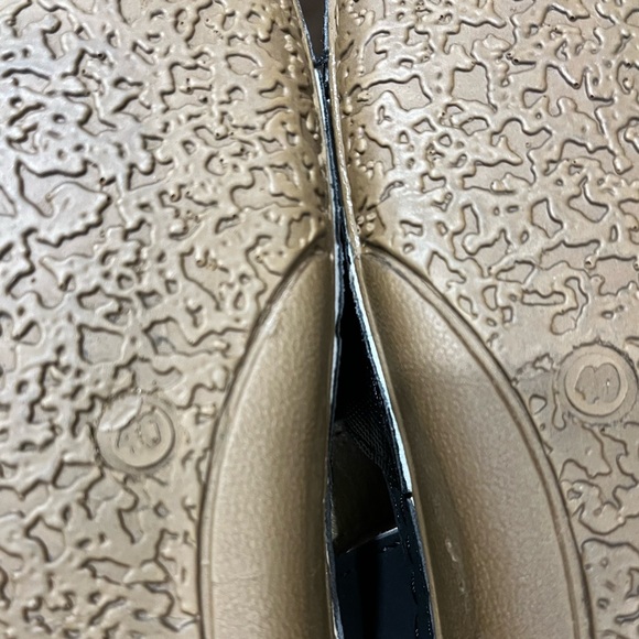 NWOT FLEXUS by Spring Step black open toe comfort wedge sandals - Picture 10 of 11